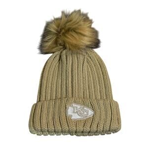 WEAR by Erin Andrews Kansas City Chiefs Tan Beanie NWOT